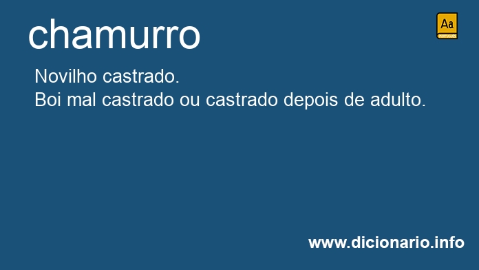 Significado de chamurro