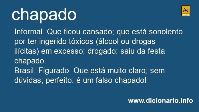 Significado de chapado