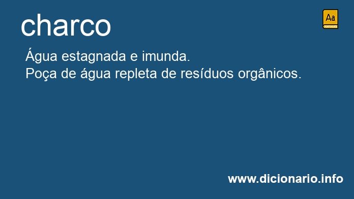 Significado de charco