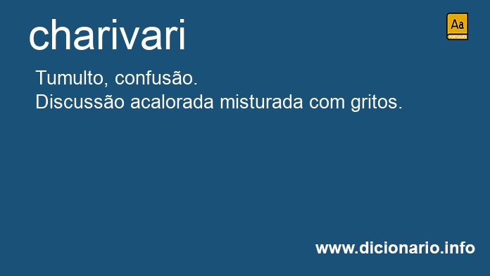 Significado de charivari
