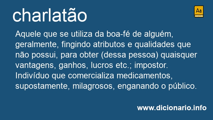 Significado de charlates