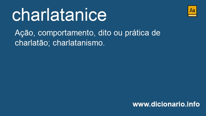 Significado de charlatanice