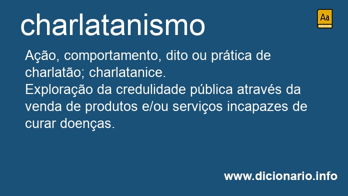 Significado de charlatanismo