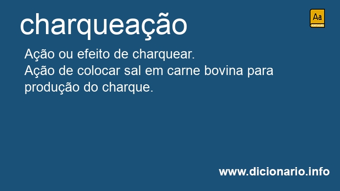 Significado de charqueao