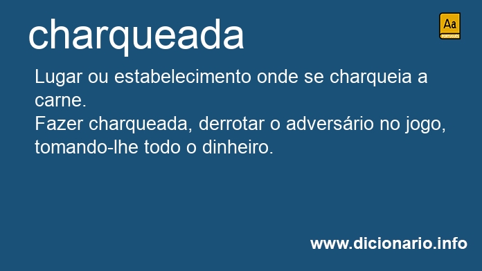 Significado de charqueadas