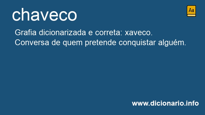 Significado de chaveco