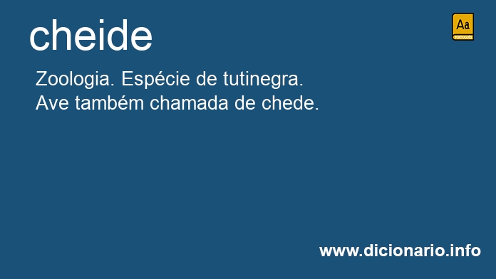 Significado de cheide
