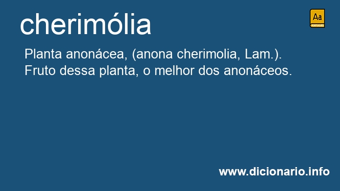 Significado de cherimlia