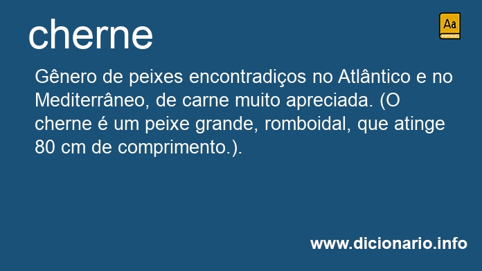 Significado de cherne