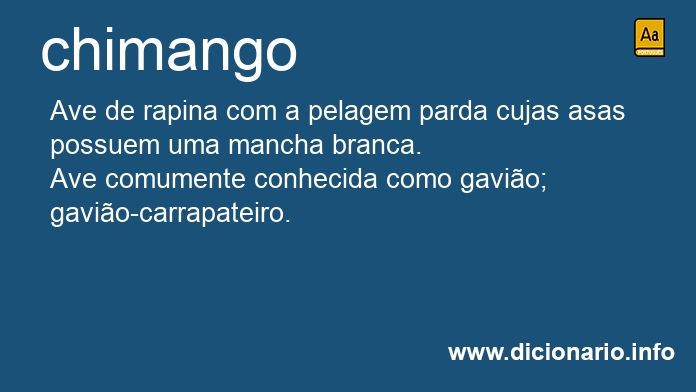 Significado de chimangos