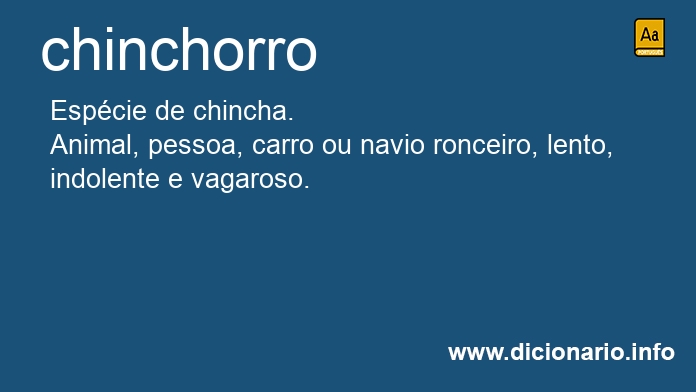 Significado de chinchorro