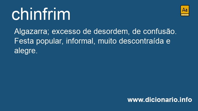 Significado de chinfrim