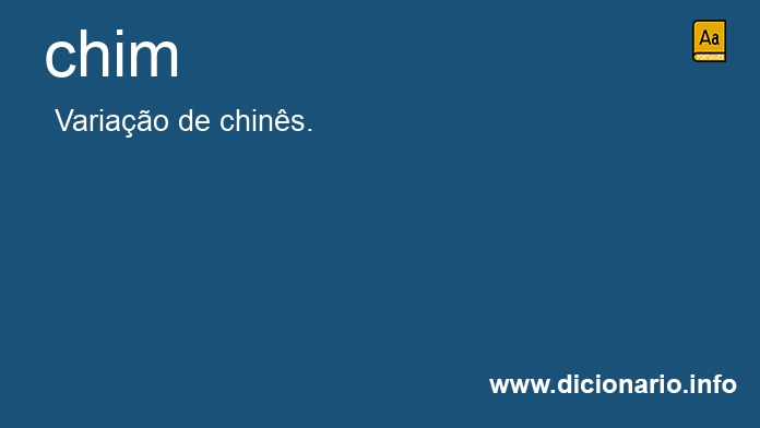 Significado de chins