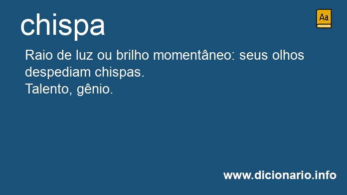 Significado de chispa