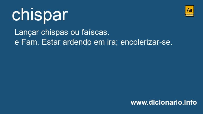 Significado de chispar