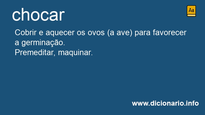 Significado de chocar