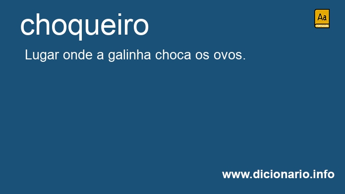 Significado de choqueira