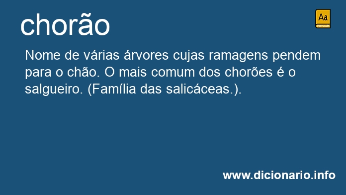 Significado de chores