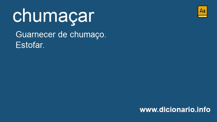 Significado de chumaar