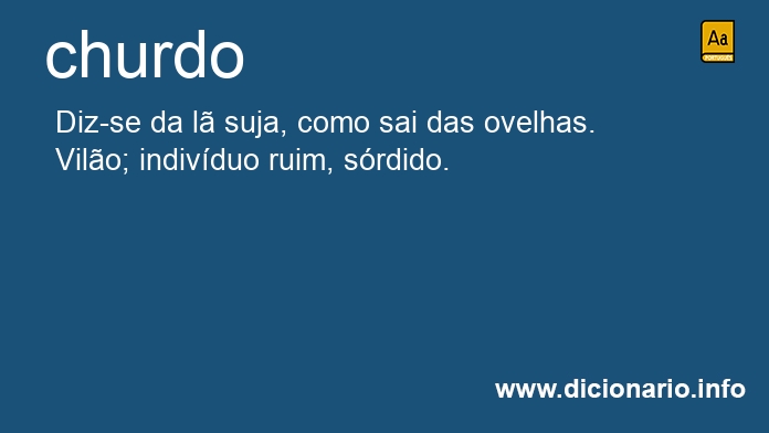 Significado de churdo