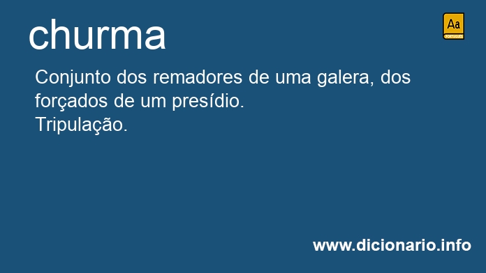 Significado de churma