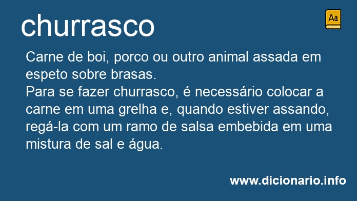 Significado de churrasco