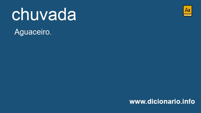 Significado de chuvada