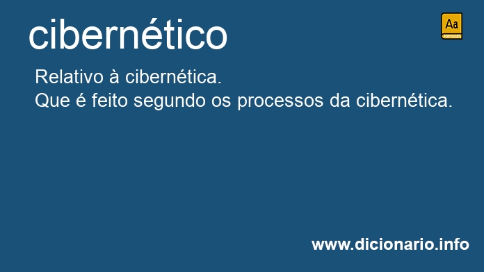 Significado de ciberntico