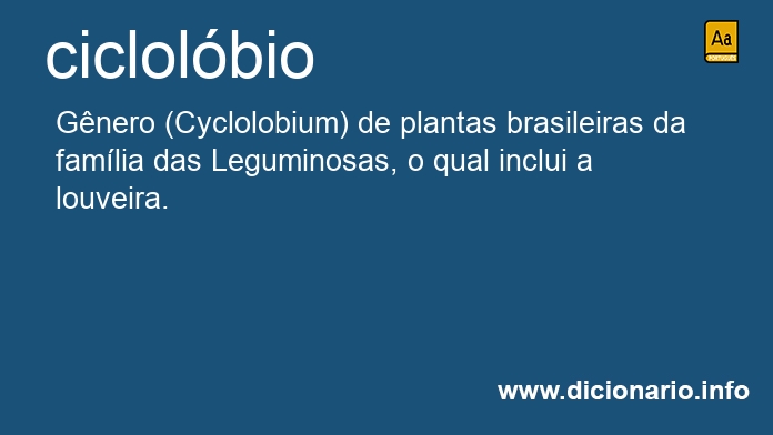Significado de ciclolbio