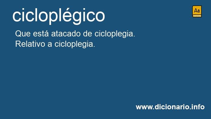 Significado de cicloplgico