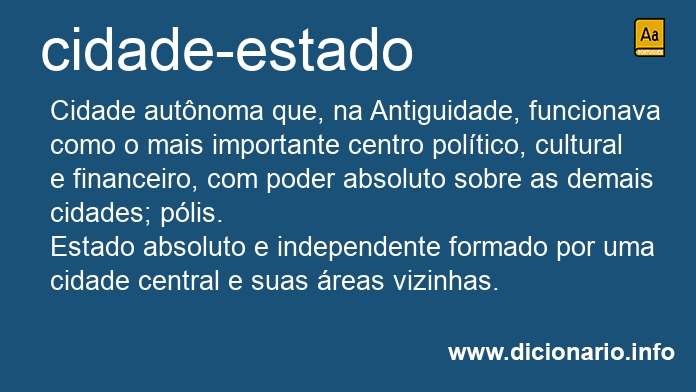 Significado de cidade-estado
