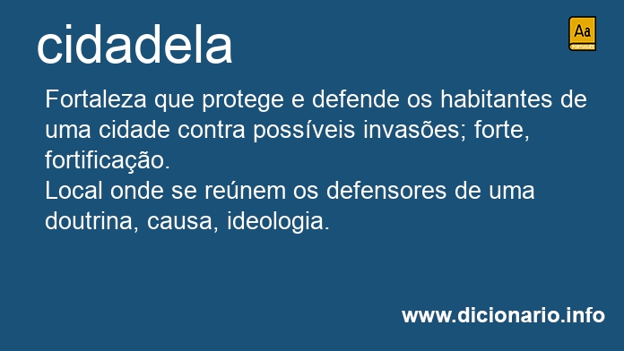 Significado de cidadela