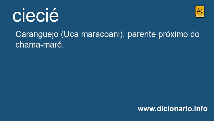 Significado de cieci