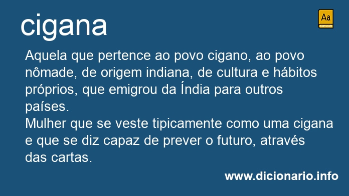Significado de cigana