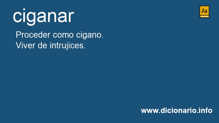 Significado de cigane