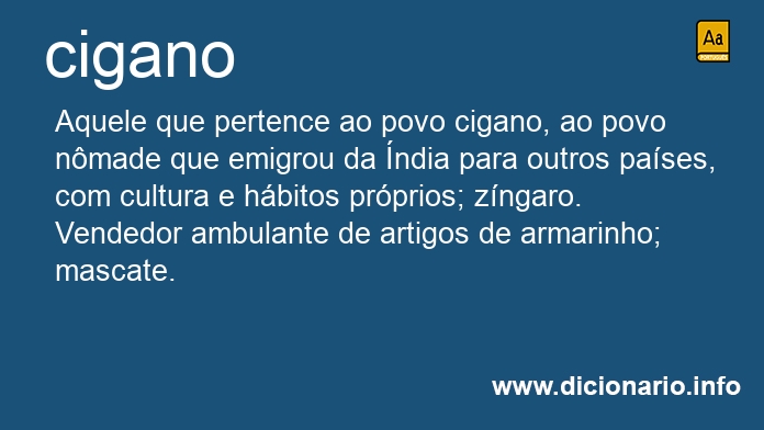 Significado de cigano