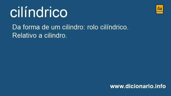 Significado de cilndrica