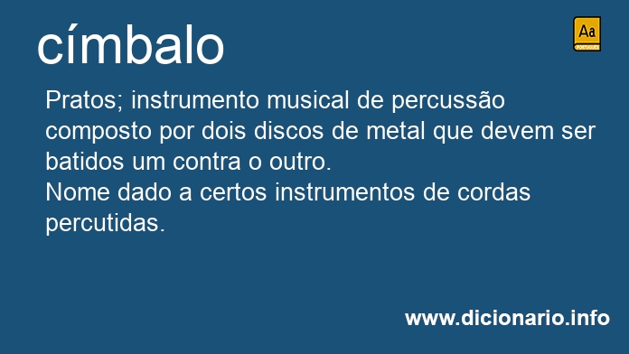 Significado de cmbalos