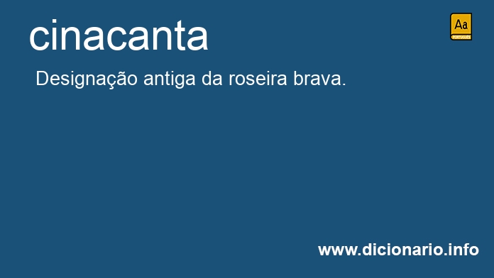Significado de cinacanta
