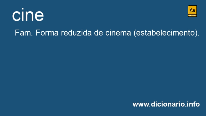 Significado de cines