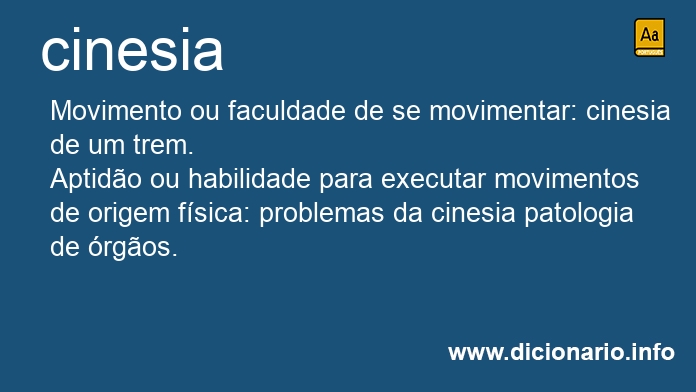 Significado de cinesia