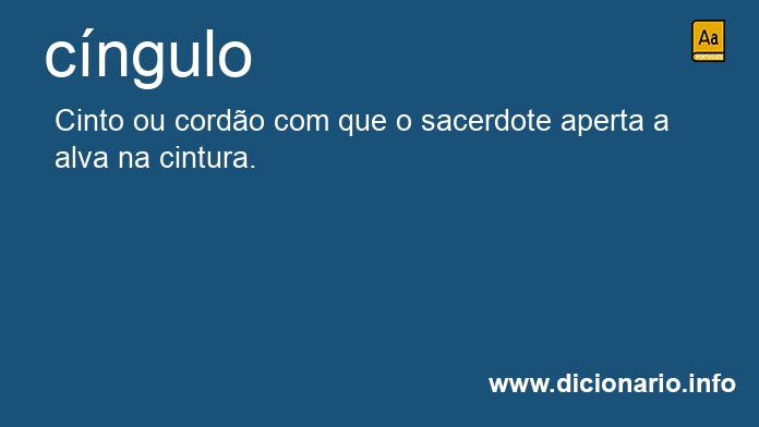 Significado de cngulo