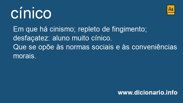 Significado de cnico