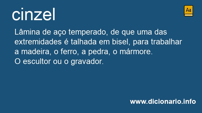 Significado de cinzel