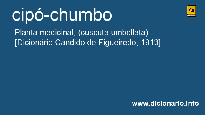 Significado de cip-chumbo