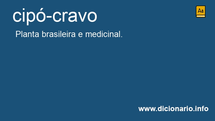 Significado de cip-cravo