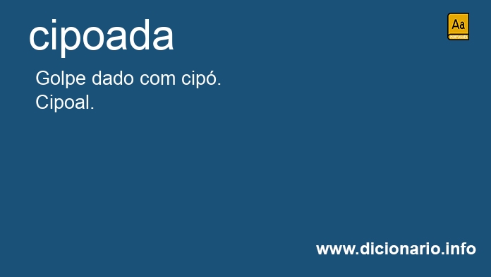 Significado de cipoada