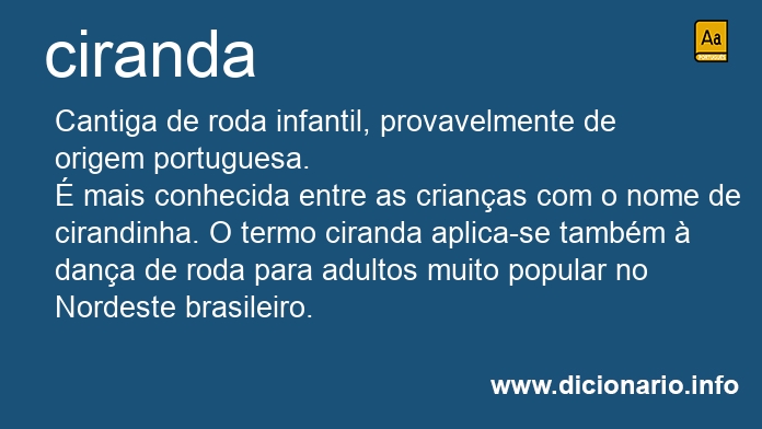 Significado de ciranda