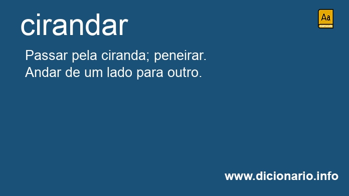 Significado de cirandai