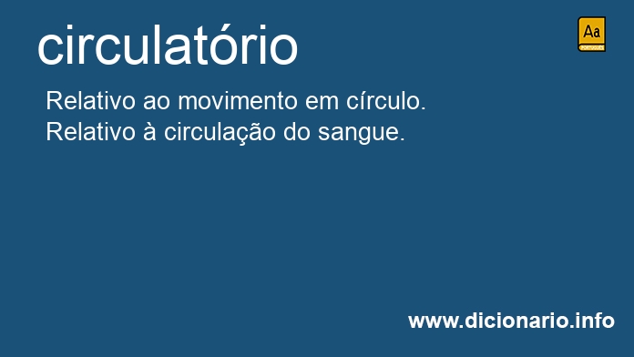 Significado de circulatrios